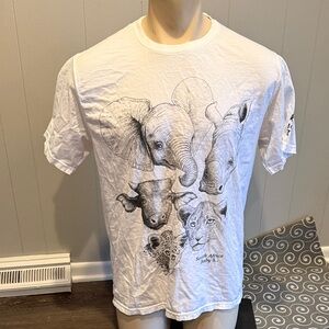 Joburg Zoo Elephant Rhino Cheetah Safari Graphic Unisex T-Shirt
